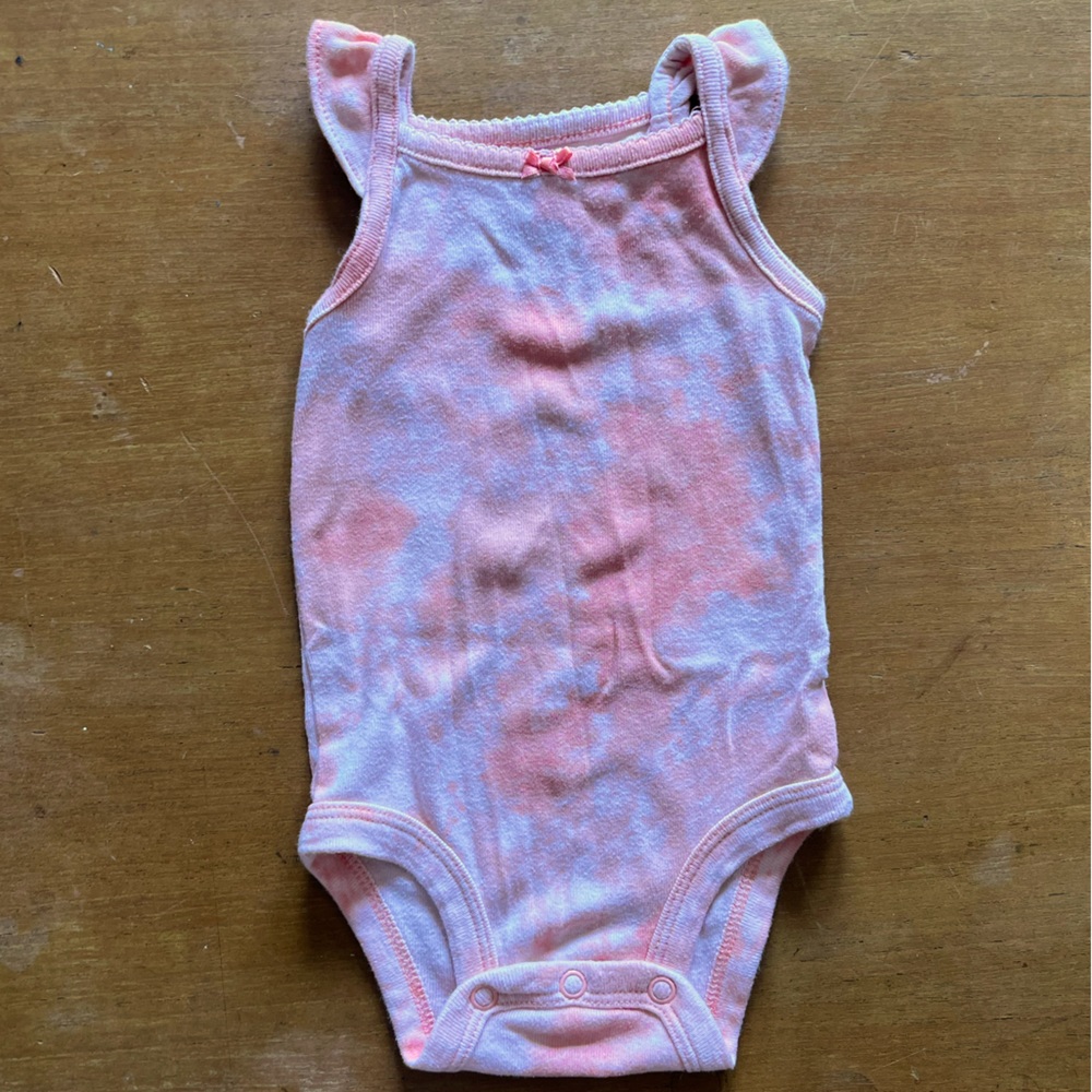 Carter’s Pink Sleeveless Onesie Bodysuit